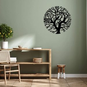 תמונת בחיתוך לייזר- ענף עץ החיים