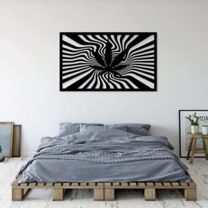 תמונת בחיתוך לייזר- גראס תלת מימד