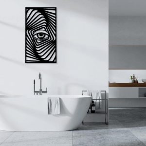 תמונת בחיתוך לייזר- לוח העיניים של Zebra