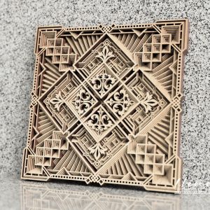 מנדלה רב-שכבתית - תמונת שכבות בחיתוך לייזר