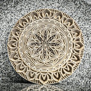 מנדלה רב שכבתית - תמונת שכבות בחיתוך לייזר