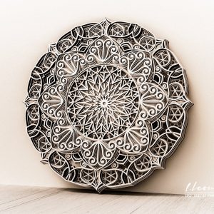 מנדלה רב שכבתית - תמונת שכבות בחיתוך לייזר