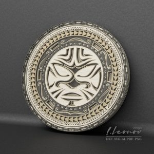 מנדלה רב-שכבתית - תמונת שכבות בחיתוך לייזר