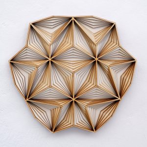 מנדלה רב-שכבתית מעוצבת - תמונת שכבות בחיתוך לייזר