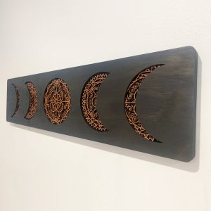 מנדלת שלבי הירח - תמונת שכבות בחיתוך לייזר