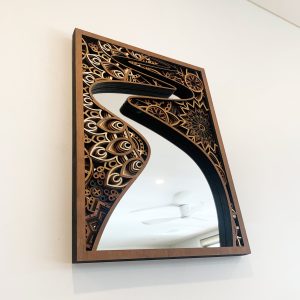 מראה מנדלה רב שכבתית - תמונת שכבות בחיתוך לייזר