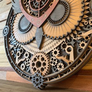 סט אמנות קיר רב-שכבתי של ראשי בעלי חיים - תמונת שכבות בחיתוך לייזר