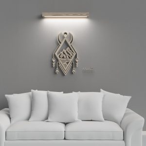 קירות הרים - רב-שכבתי - תמונת שכבות בחיתוך לייזר