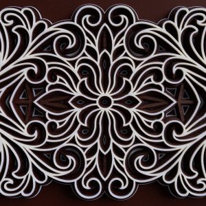 קישוטים קיריים רב-שכבתיים - תמונת שכבות בחיתוך לייזר