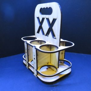 מחזיק בירה 6 חבילות - בחיתוך לייזר