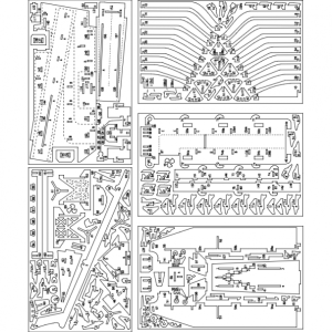 נושאת מטוסים - בחיתוך לייזר