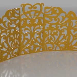 פאנל רקע קשת לקישוט אירועים - בחיתוך לייזר