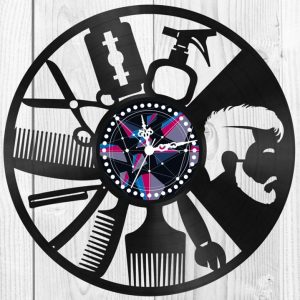 שעון מספרה - בחיתוך לייזר