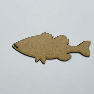 צורת מגזרת עץ בס פיש ריק - בחיתוך לייזר