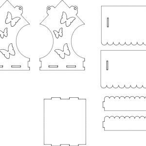 בית הציפורים ליטל - בחיתוך לייזר