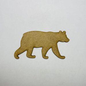 צורת עץ דוב שחור למלאכה - בחיתוך לייזר