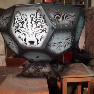 קערת מדורה חיצונית בור אש תוכניות לחיתוך פלזמה - בחיתוך לייזר