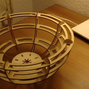 קערה - בחיתוך לייזר