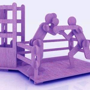 מעמד למחזיק עט אגרוף - בחיתוך לייזר