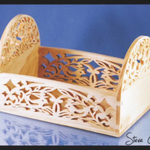 קופסה מגולפת - בחיתוך לייזר