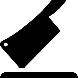 סטנד תצוגת תג מחיר של סכין שף - בחיתוך לייזר