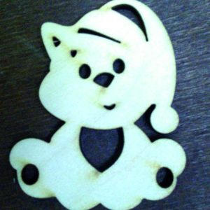 מגזרת חתול חג המולד - בחיתוך לייזר