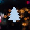מגזרת צורת עץ חג המולד - בחיתוך לייזר