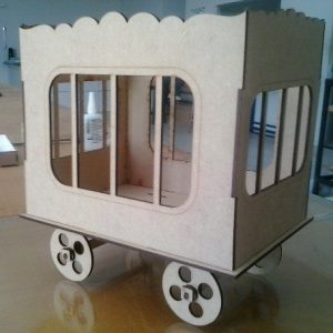 כלוב קרקס - בחיתוך לייזר