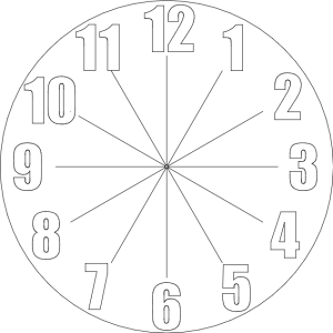 שָׁעוֹן - בחיתוך לייזר