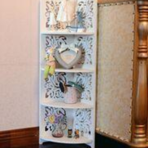 מתלה מדף פינתי לאחסון - בחיתוך לייזר