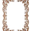 תבנית מסגרת דקורטיבית - בחיתוך לייזר