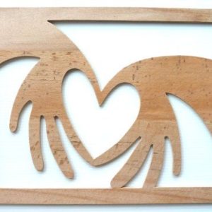 Dekorativnaya Ramka Serdechko - בחיתוך לייזר