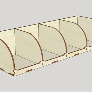 מארגן נייר שולחן - בחיתוך לייזר