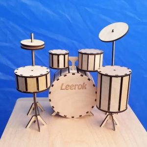 ערכת תופים - בחיתוך לייזר