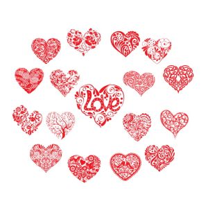 חרוט לבבות - בחיתוך לייזר