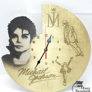 שעון קיר חקוק של מייקל ג'קסון - בחיתוך לייזר