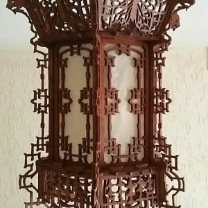 פאזל נברשת מפוארת תלת מימדית CNC לייזר - בחיתוך לייזר