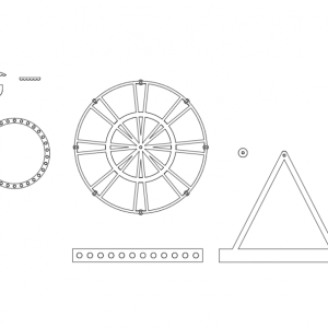 גלגל ענק - בחיתוך לייזר