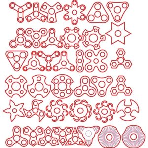 פידג'ט ספינרים - בחיתוך לייזר