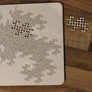 פאזל פרקטל - בחיתוך לייזר