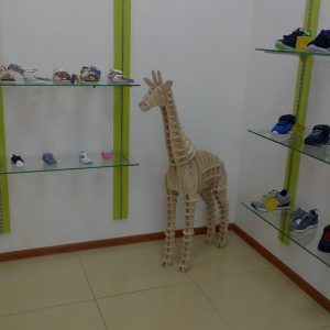 פאזל דיקט ג'ירף 3D 10 מ"מ - בחיתוך לייזר