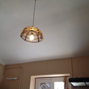 מנורת קערה תלויה - בחיתוך לייזר