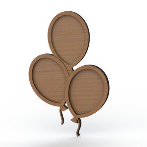 בלון לבבות Drop Box - בחיתוך לייזר