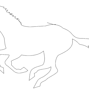 מרוץ ריצת סוסים - בחיתוך לייזר