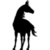 סוס עומד - בחיתוך לייזר