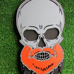 קולב מפתחות גולגולת זקן - בחיתוך לייזר