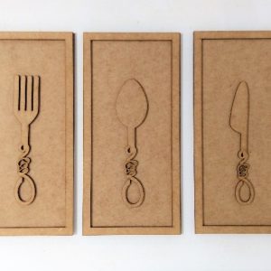 מטבח חדר אוכל אמנות קיר - בחיתוך לייזר