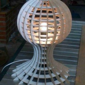 פאזל תלת מימד של מנורה - בחיתוך לייזר