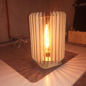 תבנית מנורה - בחיתוך לייזר