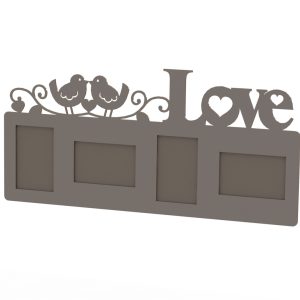 מסגרת אהבה - בחיתוך לייזר